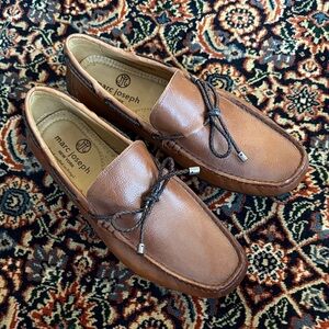 Marc Joseph New York Tan Leather Loafers